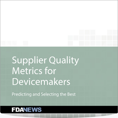 Supplier Quality Metrics for Devicemakers: Predicting and Selecting the Best
