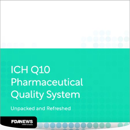 ICH Q10 Pharmaceutical Quality System cover
