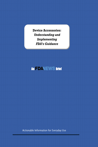 Device Accessories: Understanding and Implementing FDA's Guidance