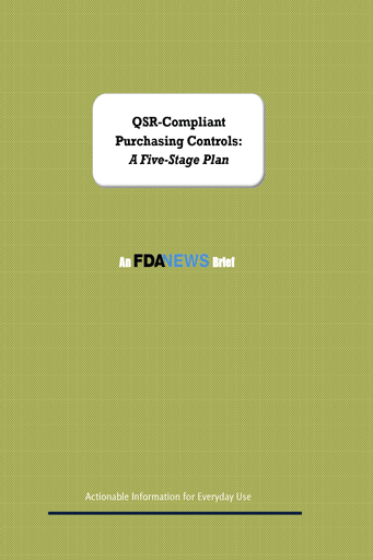 QSR-Compliant Purchasing Controls: A Five-Stage Plan