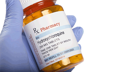 hydroxychloroquine pill bottle